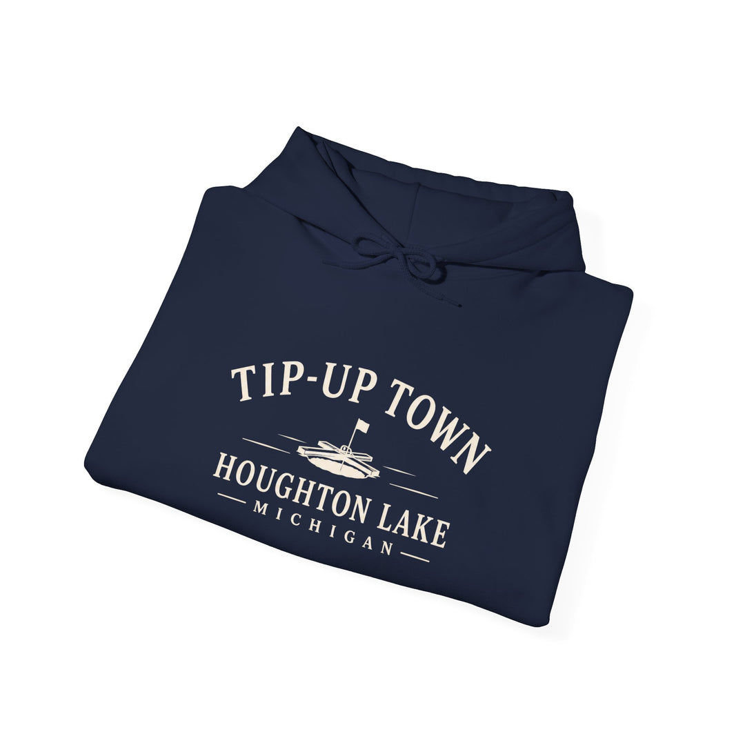 Tip-Up Town Houghton Lake Hoodie – Ice Fishing Sweatshirt