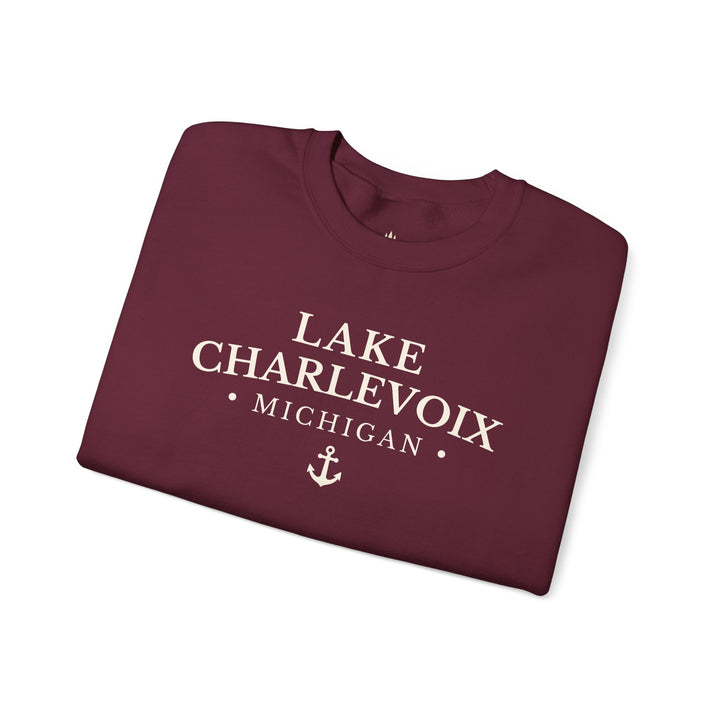 Lake Charlevoix Michigan Crewneck Sweatshirt