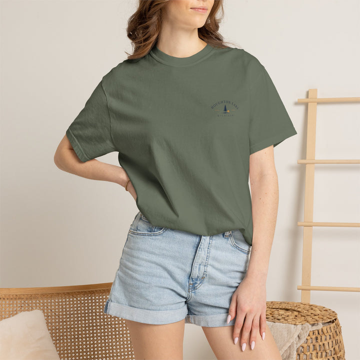 Houghton Lake Michigan Vintage Tee