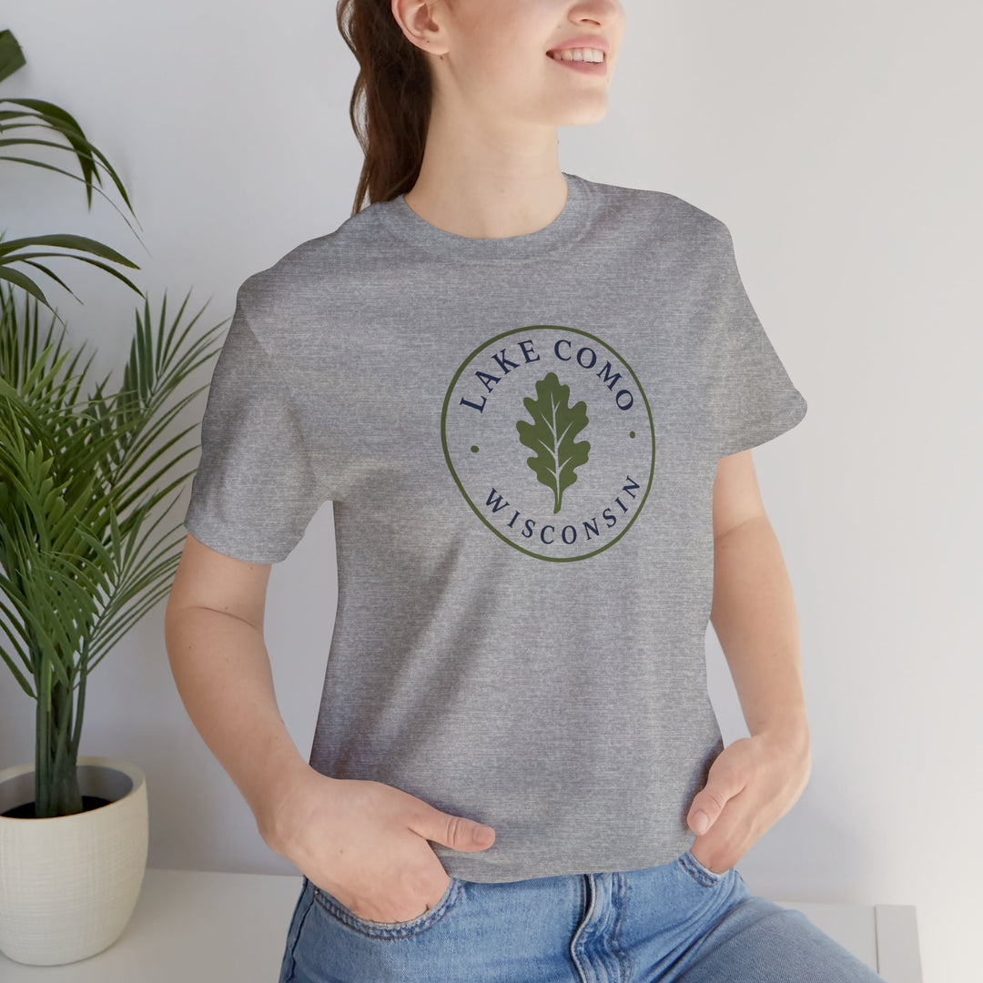 Lake Como Wisconsin Oak Leaf Tee