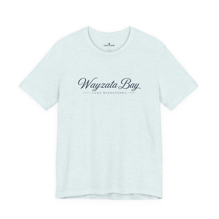 Wayzata Bay Script Tee - Minnesota Lake Script T-Shirt