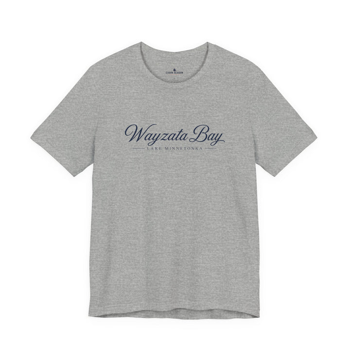 Wayzata Bay Script Tee - Minnesota Lake Script T-Shirt