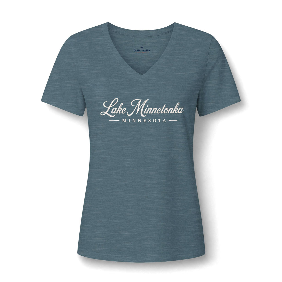 Lake Minnetonka V-Neck Tee — &