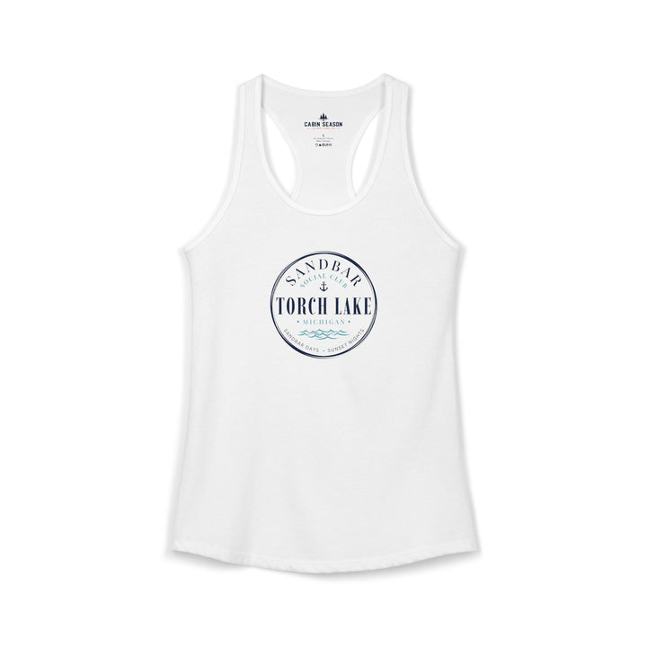 Torch Lake Sandbar Social Club Tank Top