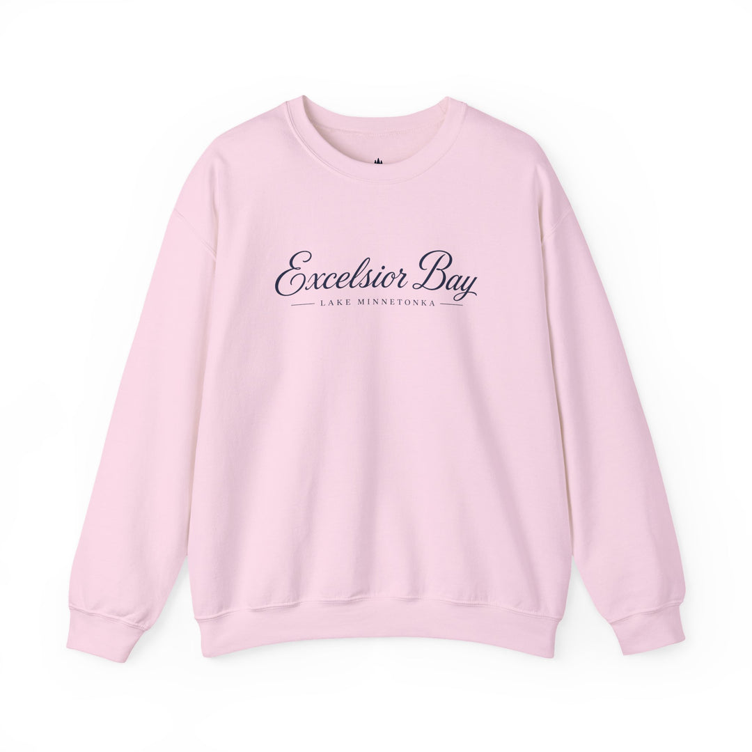 Excelsior Bay Crewneck Sweatshirt - Lake Minnetonka Script Pullover