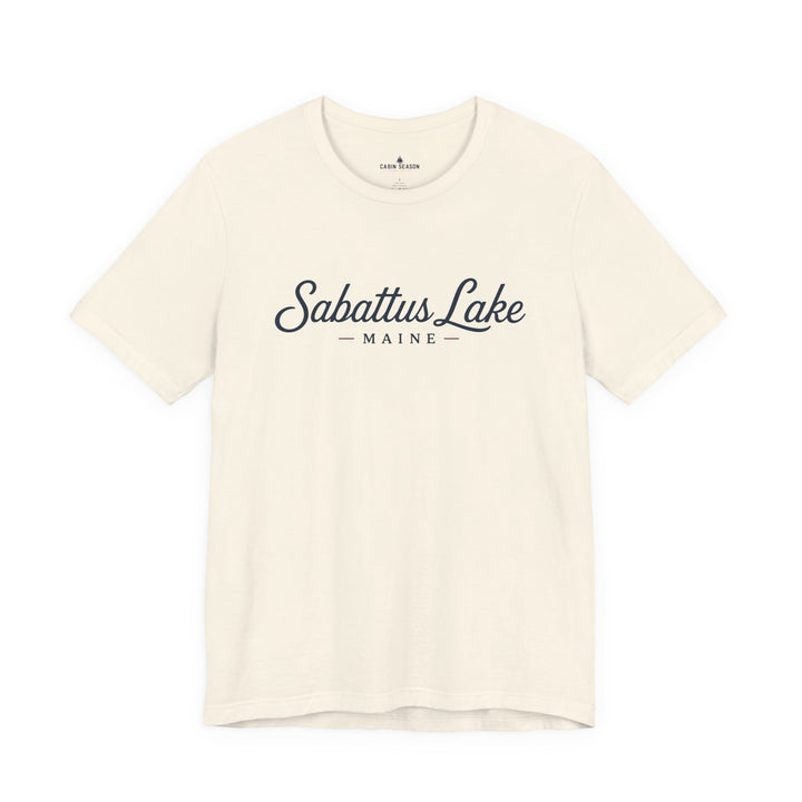 Sabattus Lake Maine Tee — Classic Maine Lake T‑Shirt