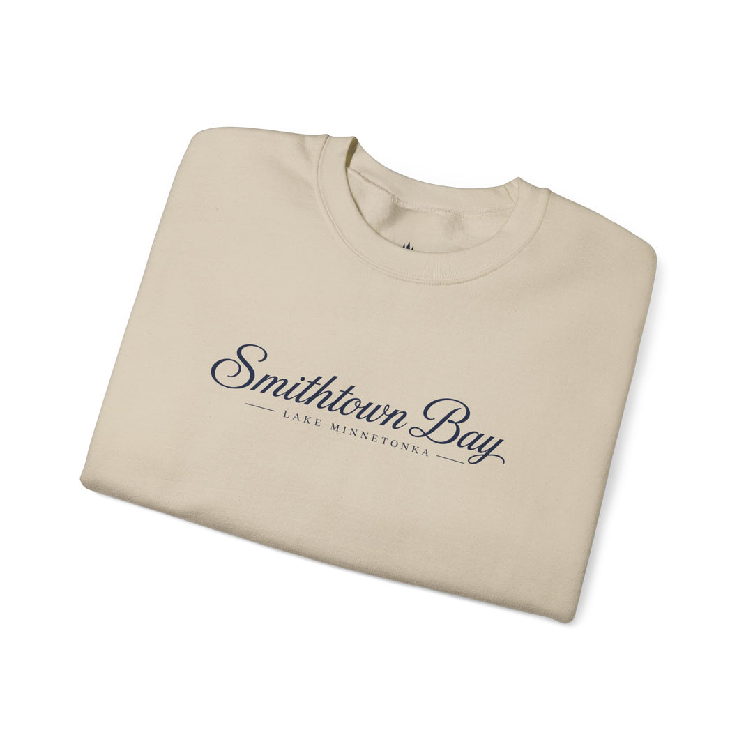 Smithtown Bay Script Crewneck Sweatshirt - Lake Minnetonka Pullover