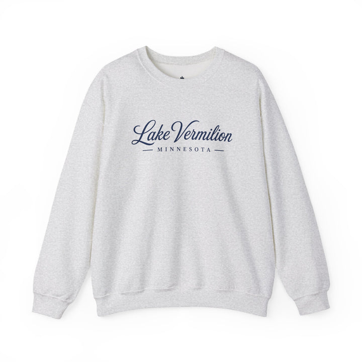 Lake Vermilion Crewneck Sweatshirt - MN Lake Script Pullover
