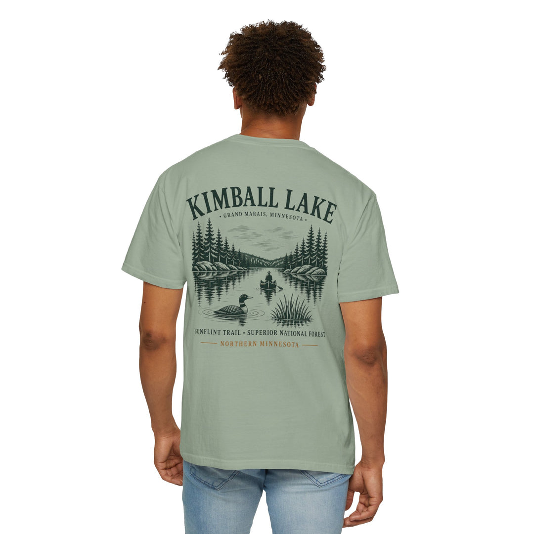 Kimball Lake T‑Shirt — Gunflint Trail Minnesota Lake Tee