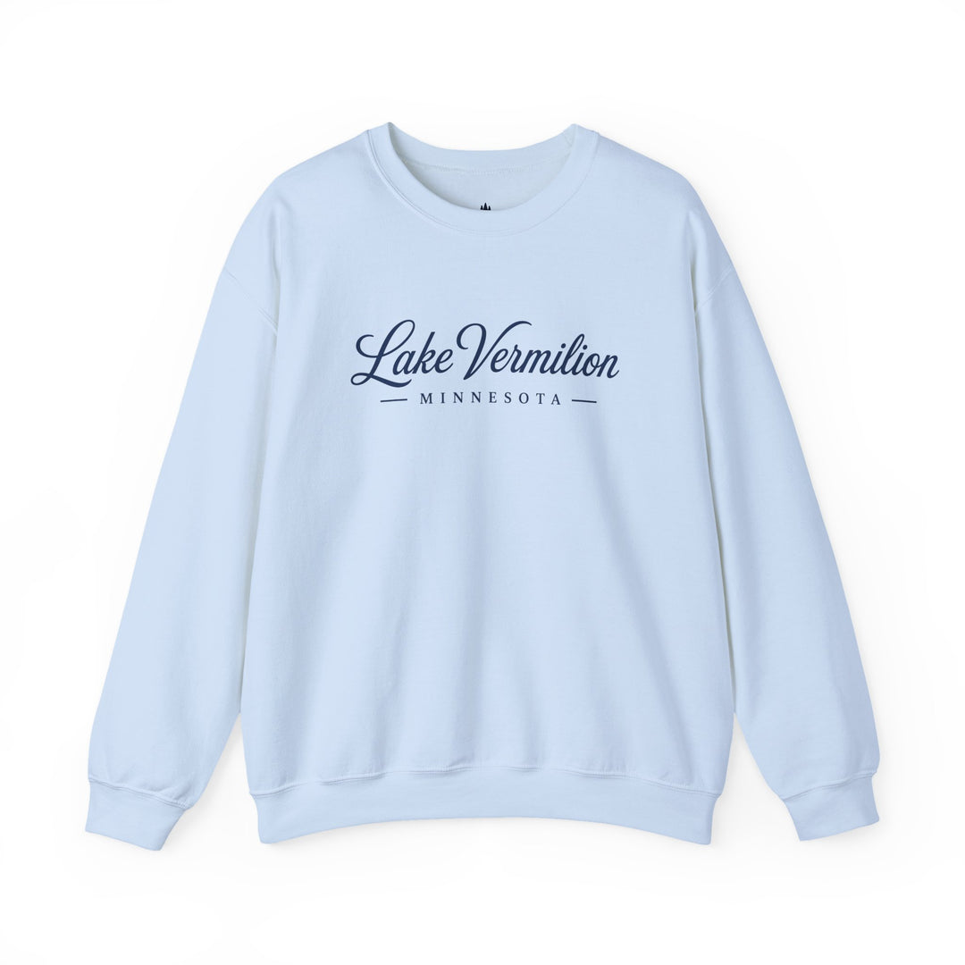 Lake Vermilion Crewneck Sweatshirt - MN Lake Script Pullover