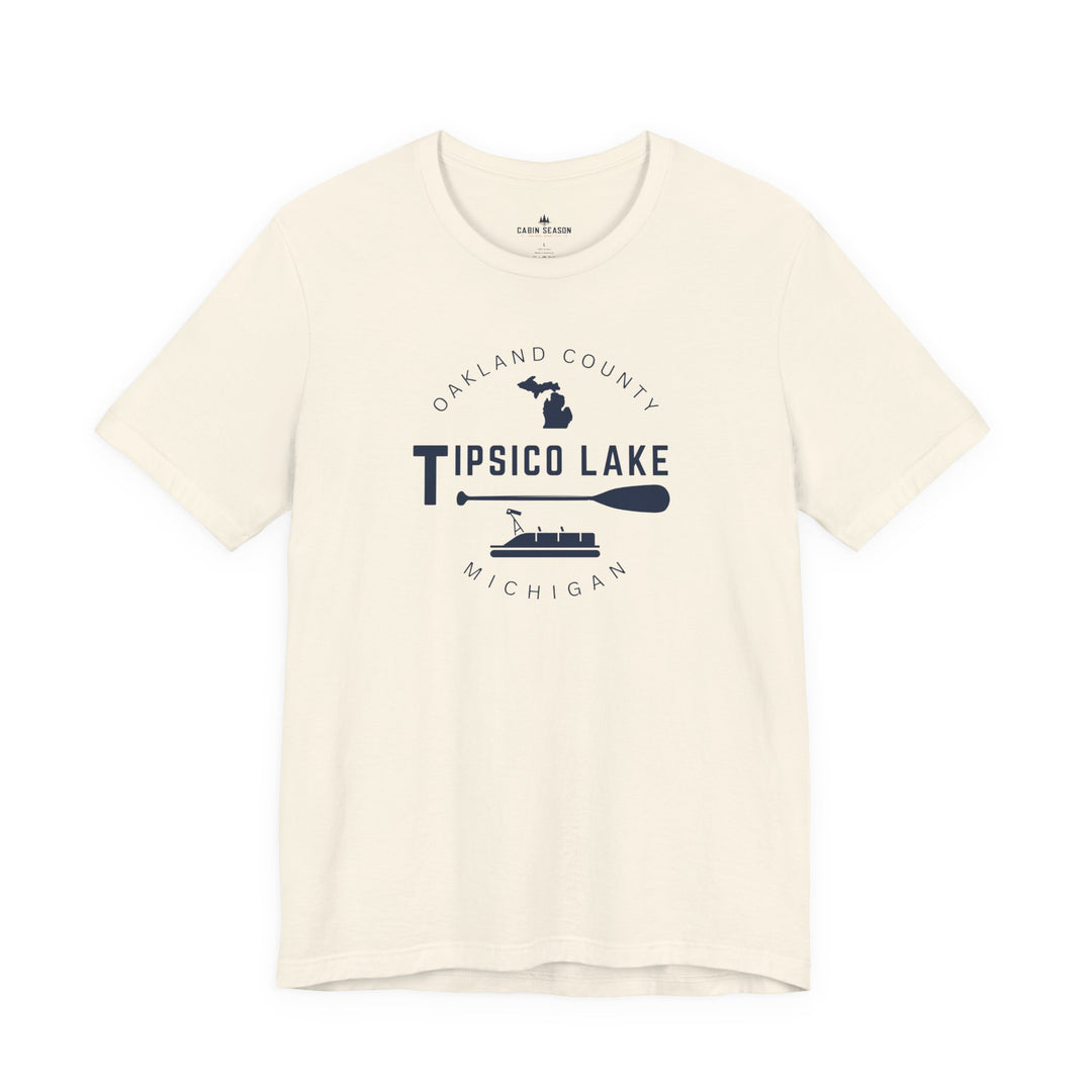 Tipsico Lake Tee — Oakland County Michigan Lake Shirt