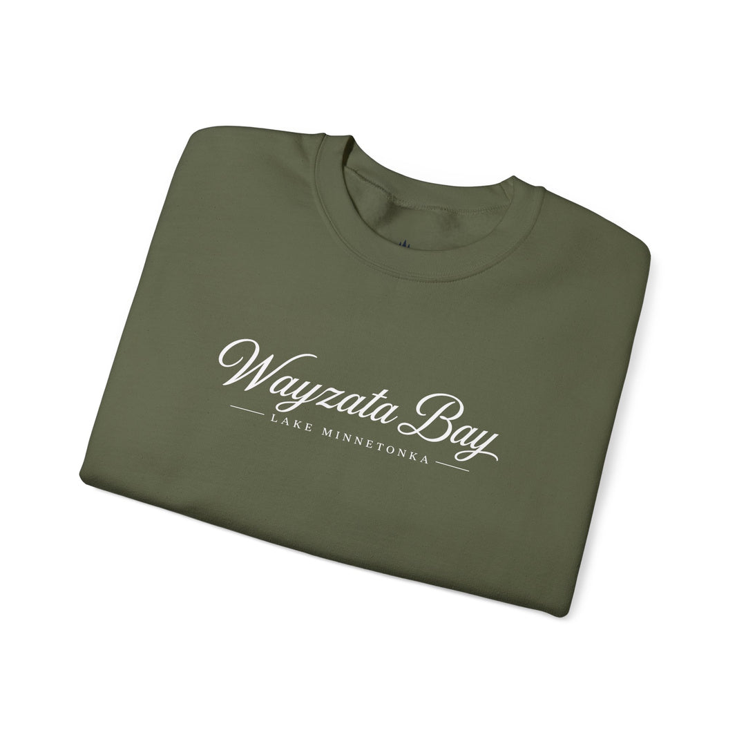Wayzata Bay Sweatshirt - Lake Minnetonka Script Crewneck