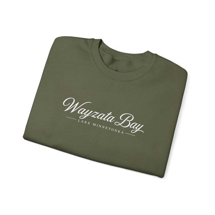 Wayzata Bay Sweatshirt - Lake Minnetonka Script Crewneck