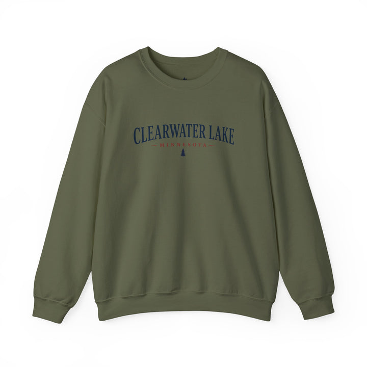 Clearwater Lake Minnesota Crewneck Sweatshirt