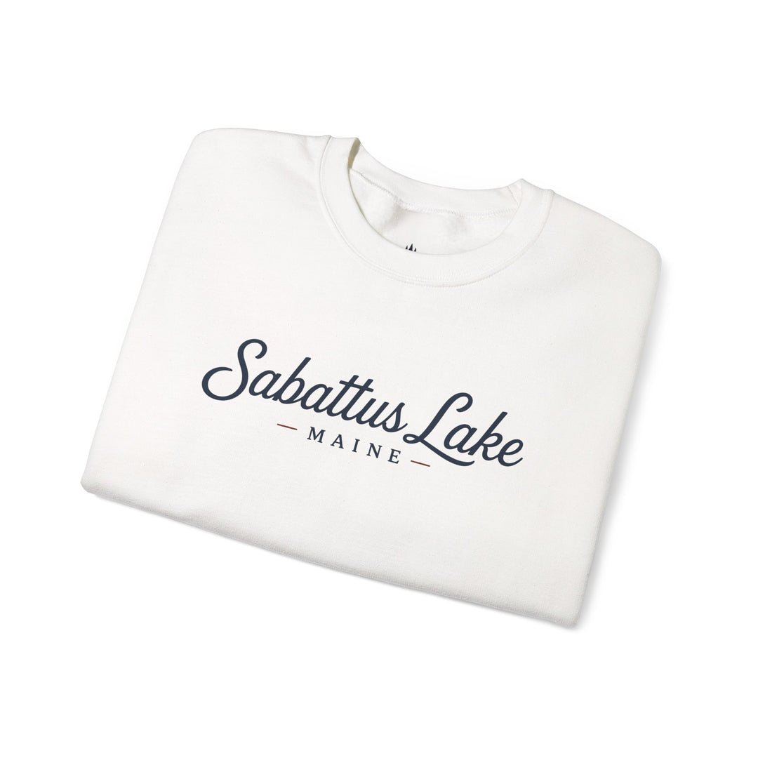 Sabattus Lake Maine Crewneck Sweatshirt