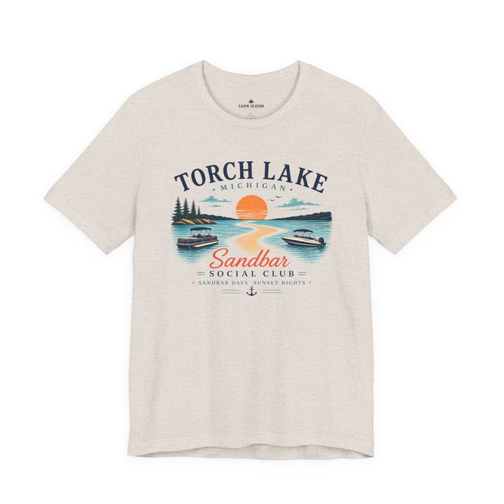 Torch Lake Sandbar Social Club T-Shirt