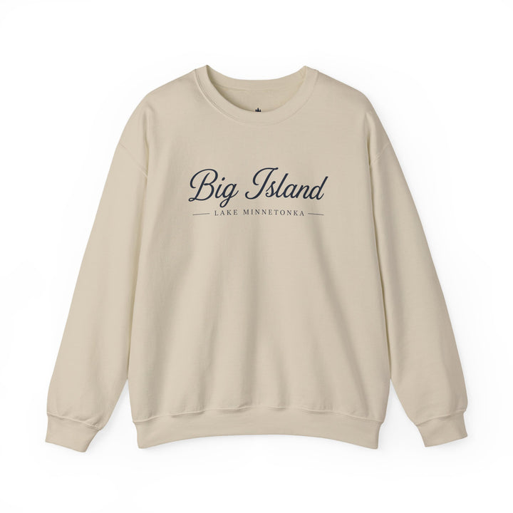 Big Island Crewneck Sweatshirt - Lake Minnetonka Script Pullover