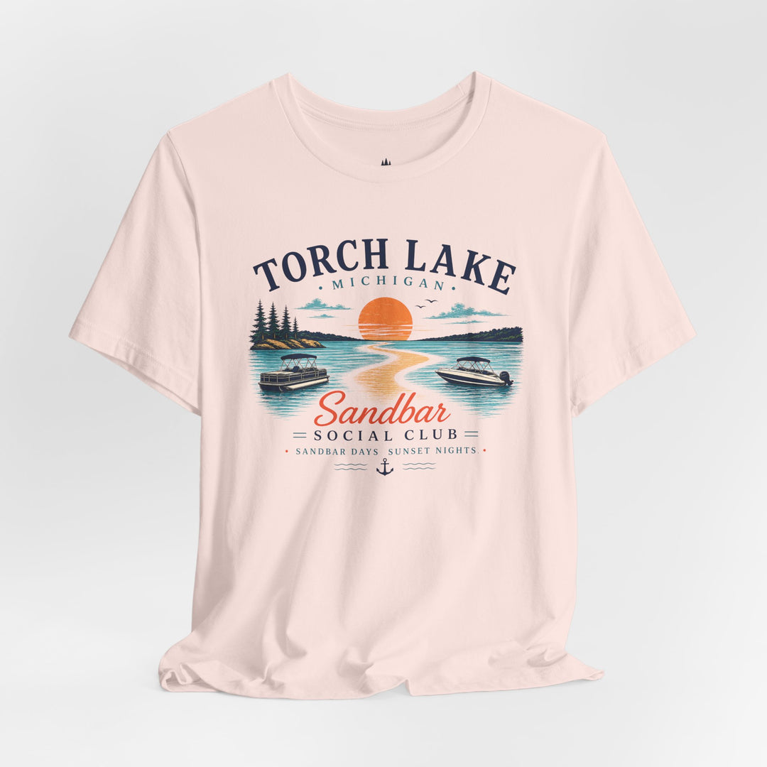 Torch Lake Sandbar Social Club T-Shirt