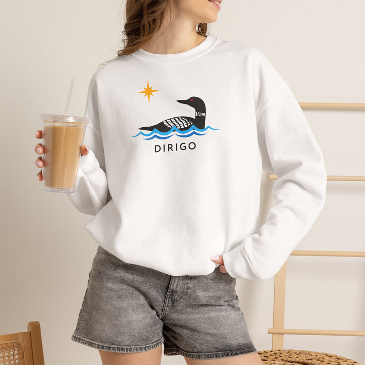 Maine Dirigo Loon Crewneck Sweatshirt