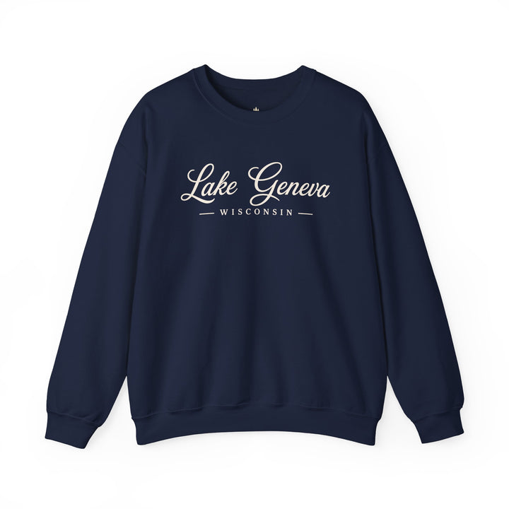 Lake Geneva Wisconsin Sweatshirt | Wisconsin Lake Script Shirt