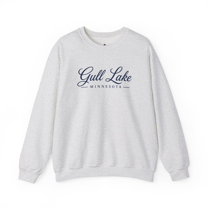 Gull Lake Minnesota Crewneck Sweatshirt - Gull Lake Script Sweatshirt