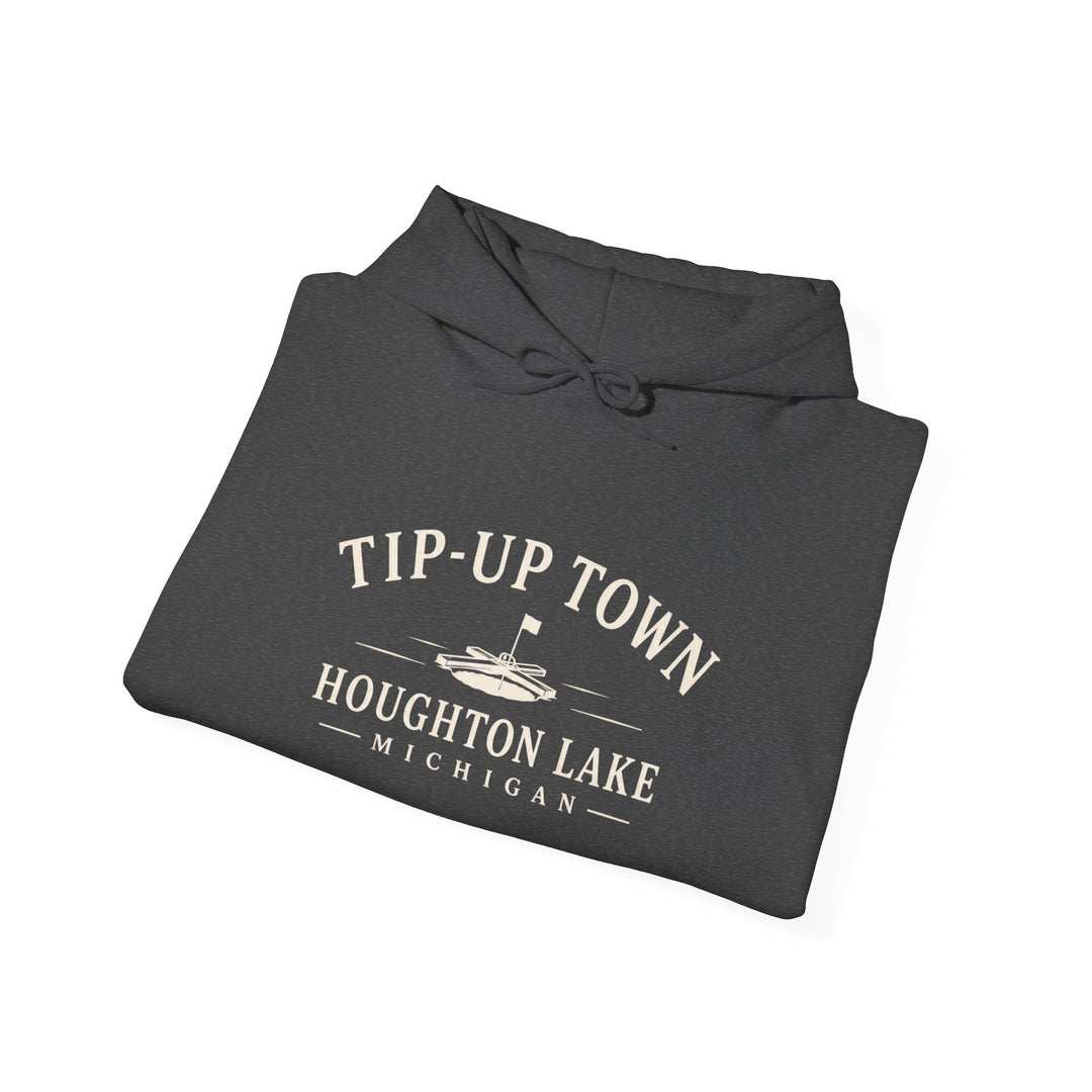 Tip-Up Town Houghton Lake Hoodie – Ice Fishing Sweatshirt
