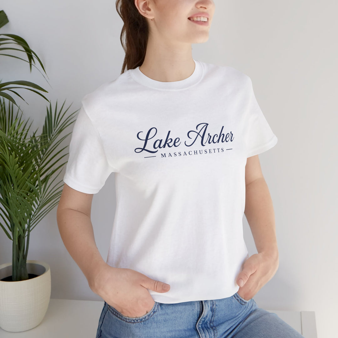 Lake Archer Massachusetts Script T-Shirt