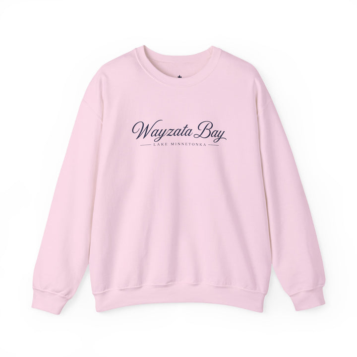 Wayzata Bay Sweatshirt - Lake Minnetonka Script Crewneck
