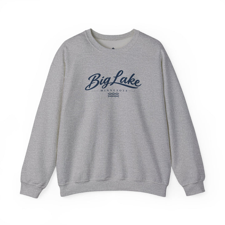 Big Lake Minnesota Crewneck Sweatshirt - Vintage Lake Script Shirt