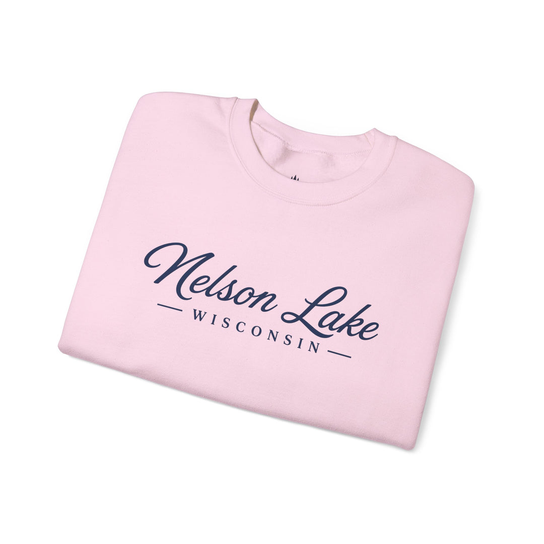 Nelson Lake Wisconsin Crewneck Sweatshirt