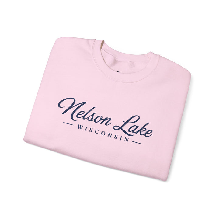Nelson Lake Wisconsin Crewneck Sweatshirt