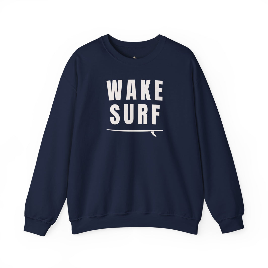 Wake Surf Sweatshirt | Wake Surfing Crewneck Sweatshirt