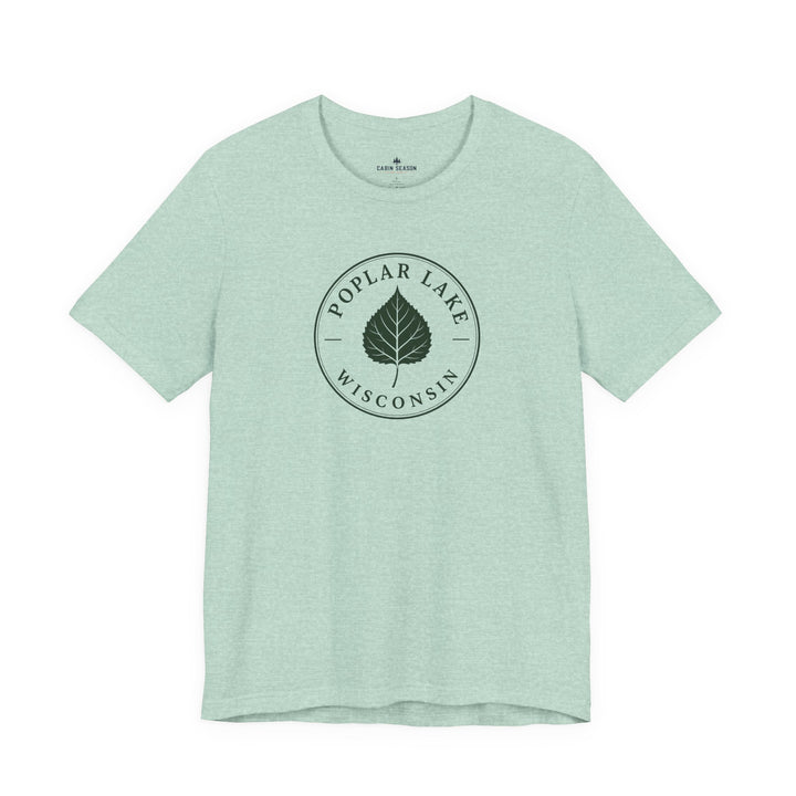 Poplar Lake Wisconsin Tee — Poplar Lake Leaf T-Shirt