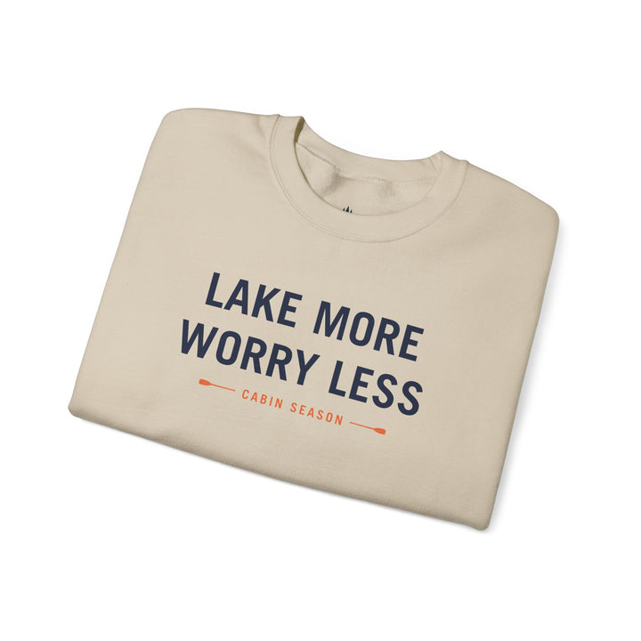 Cabin Season “Lake More, Worry Less” Crewneck Sweatshirt