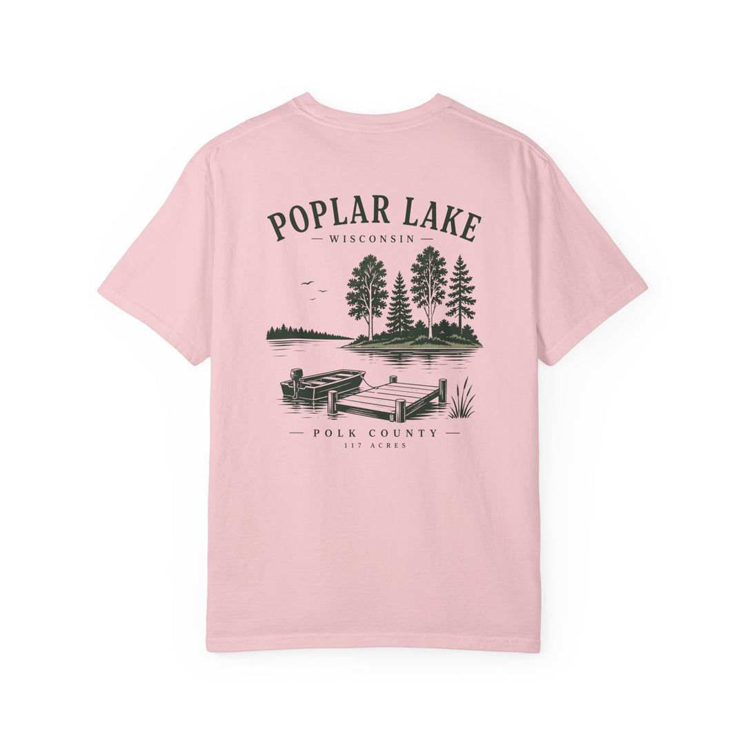 Poplar Lake T-Shirt — Scenic Wisconsin Lake Graphic Tee