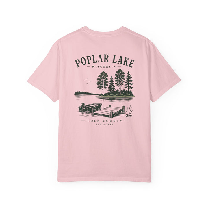 Poplar Lake T-Shirt — Scenic Wisconsin Lake Graphic Tee