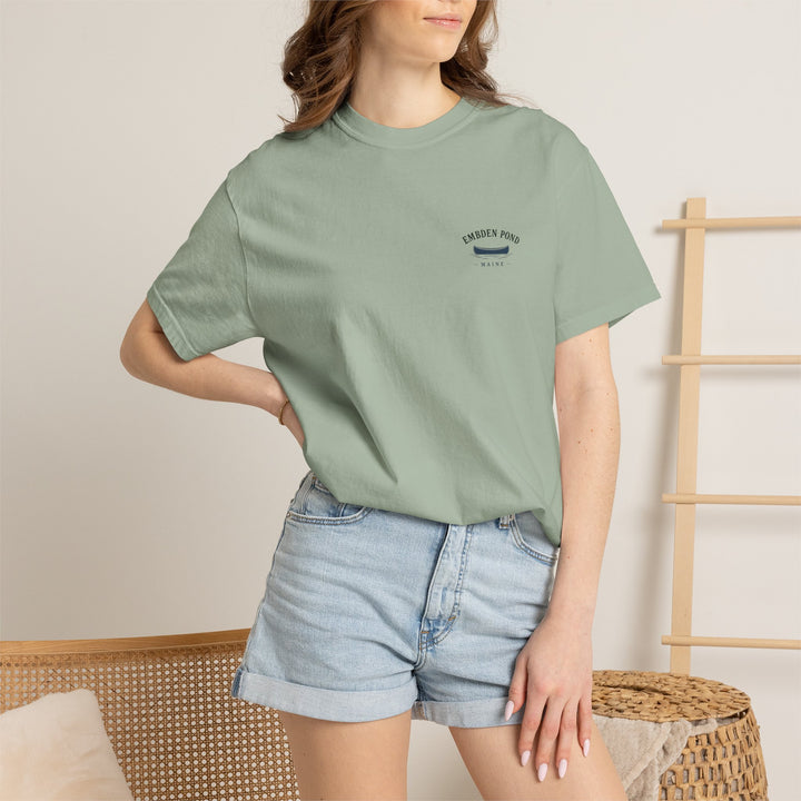 Embden Pond Maine T-Shirt — Scenic Lake Graphic Tee