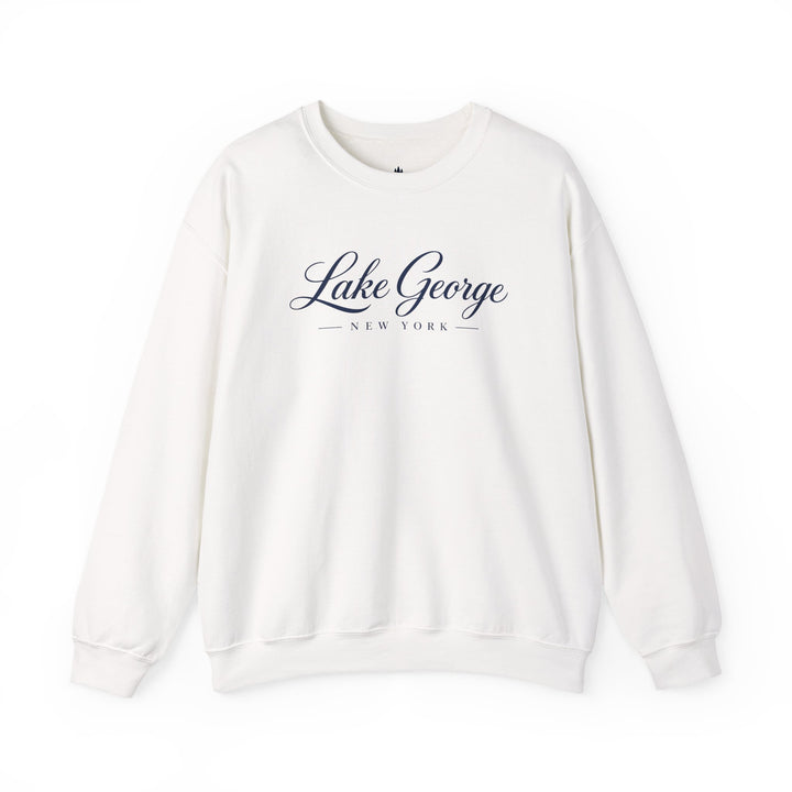Lake George Sweatshirt | New York Lake Script Crewneck