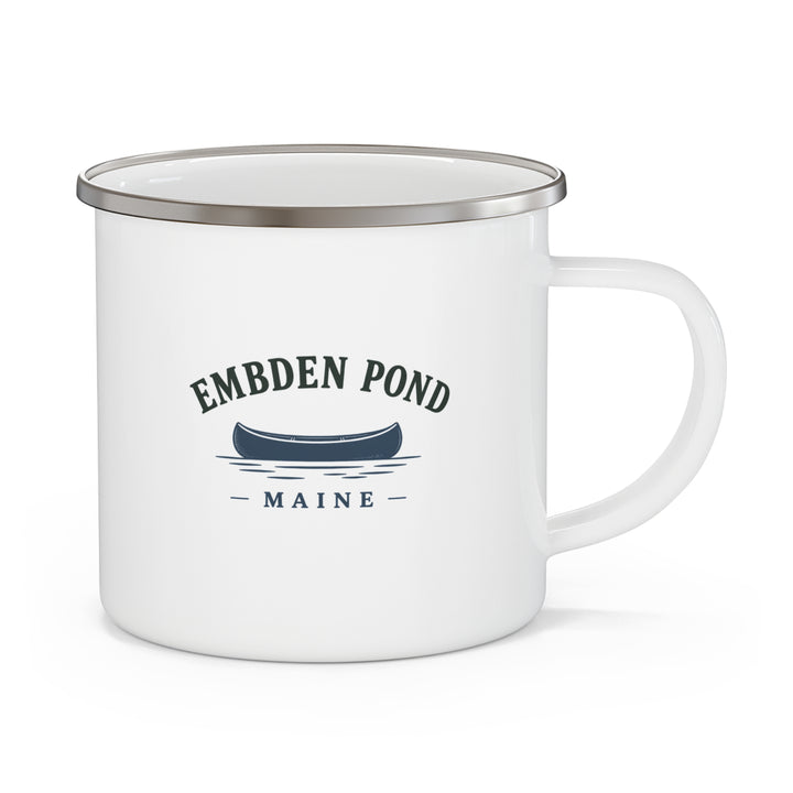 Embden Pond Camping Mug — Maine Canoe Lake Coffee Cup