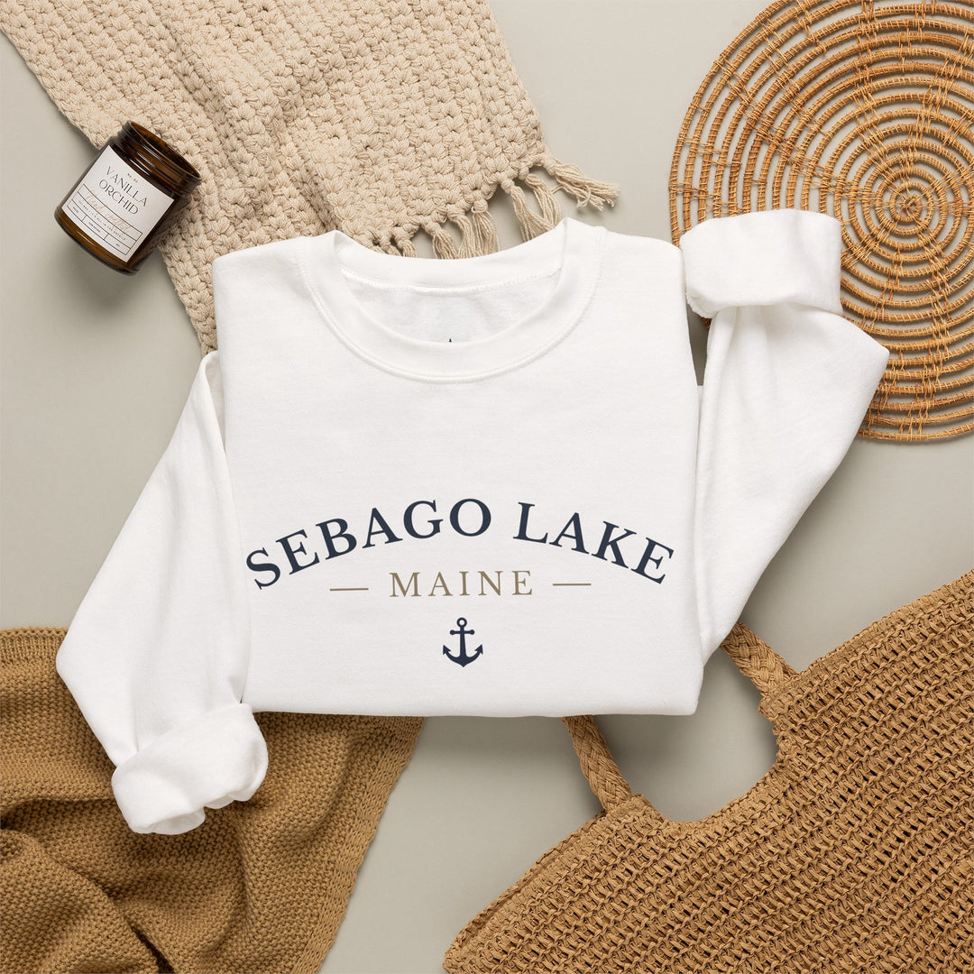 Sebago Lake Maine Crewneck Sweatshirt