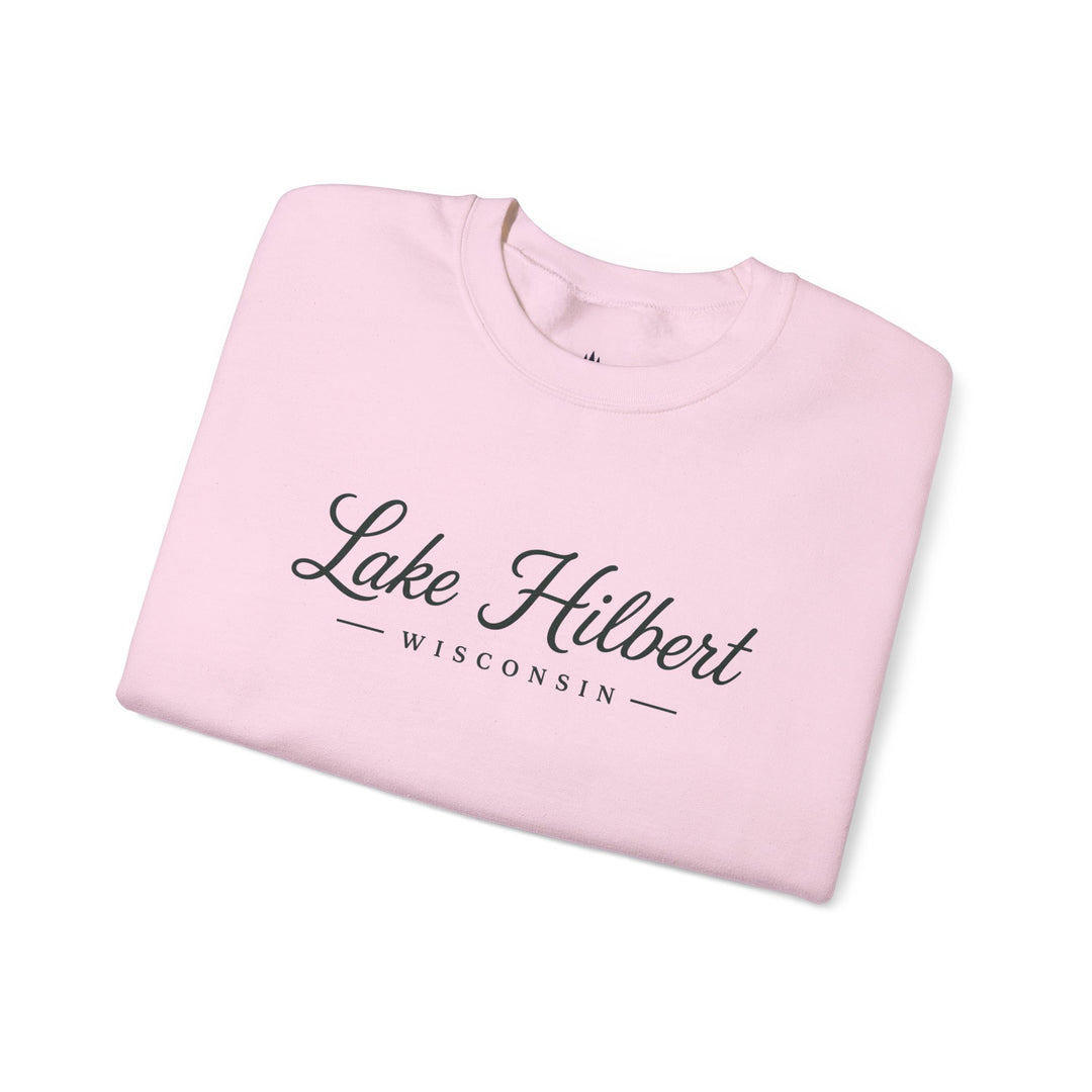 Lake Hilbert Wisconsin Crewneck Sweatshirt