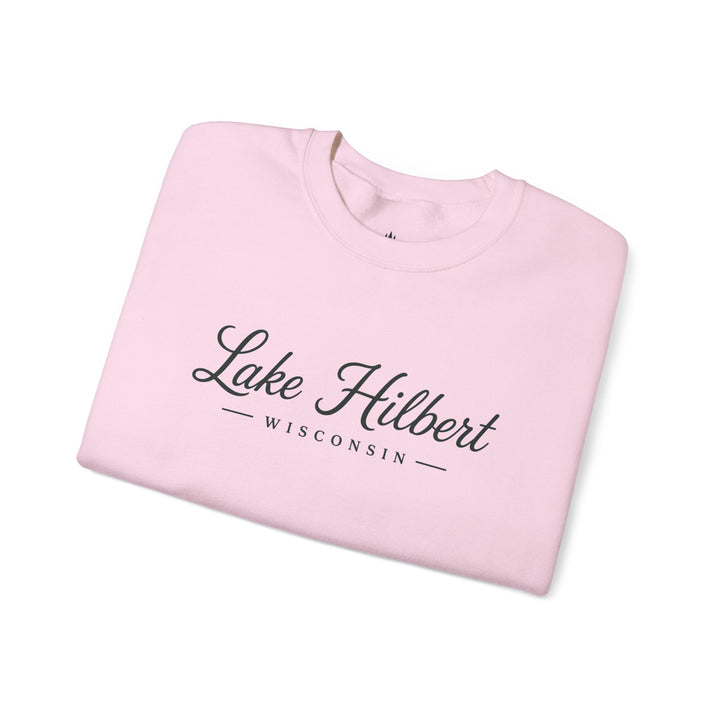 Lake Hilbert Wisconsin Crewneck Sweatshirt