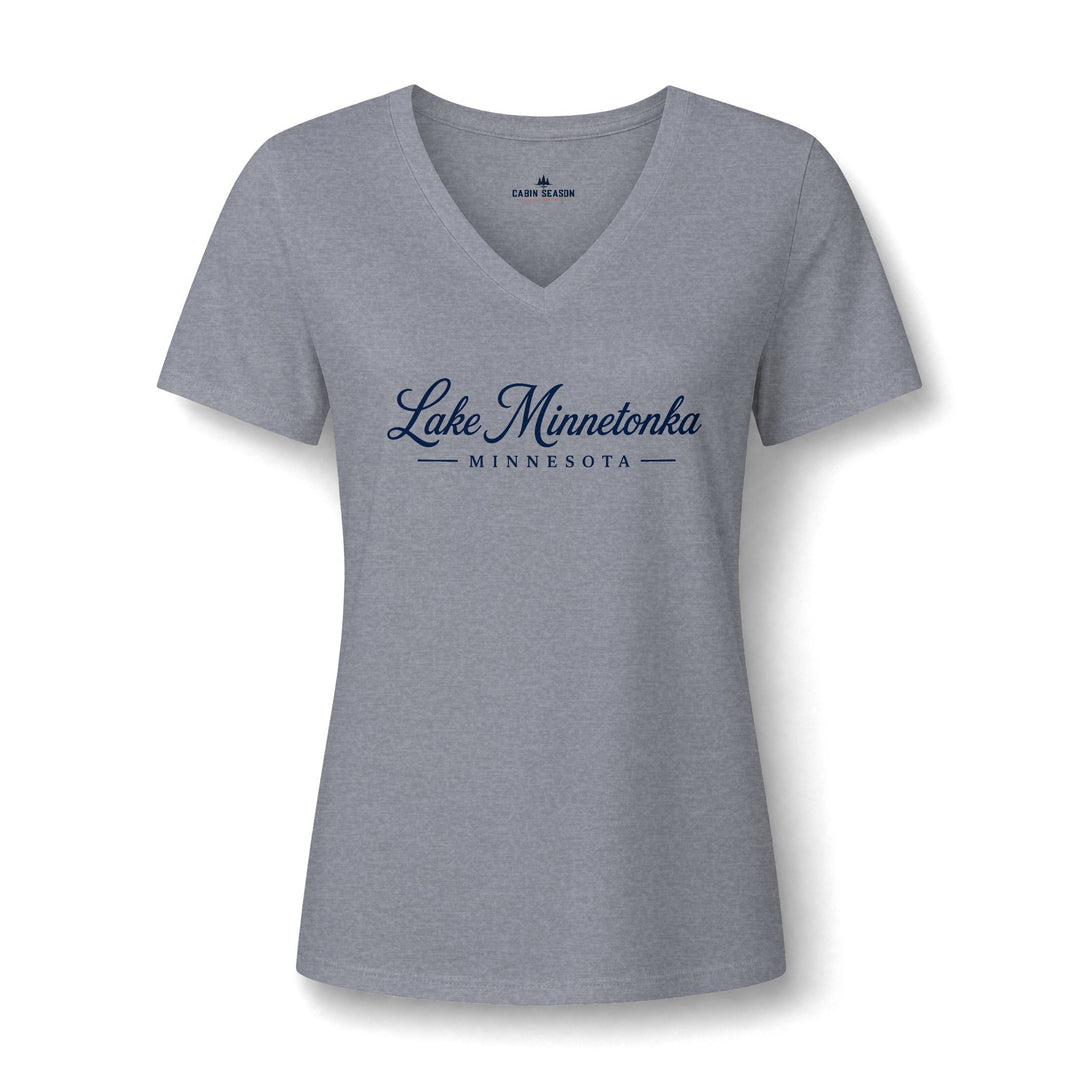Lake Minnetonka V-Neck Tee — &