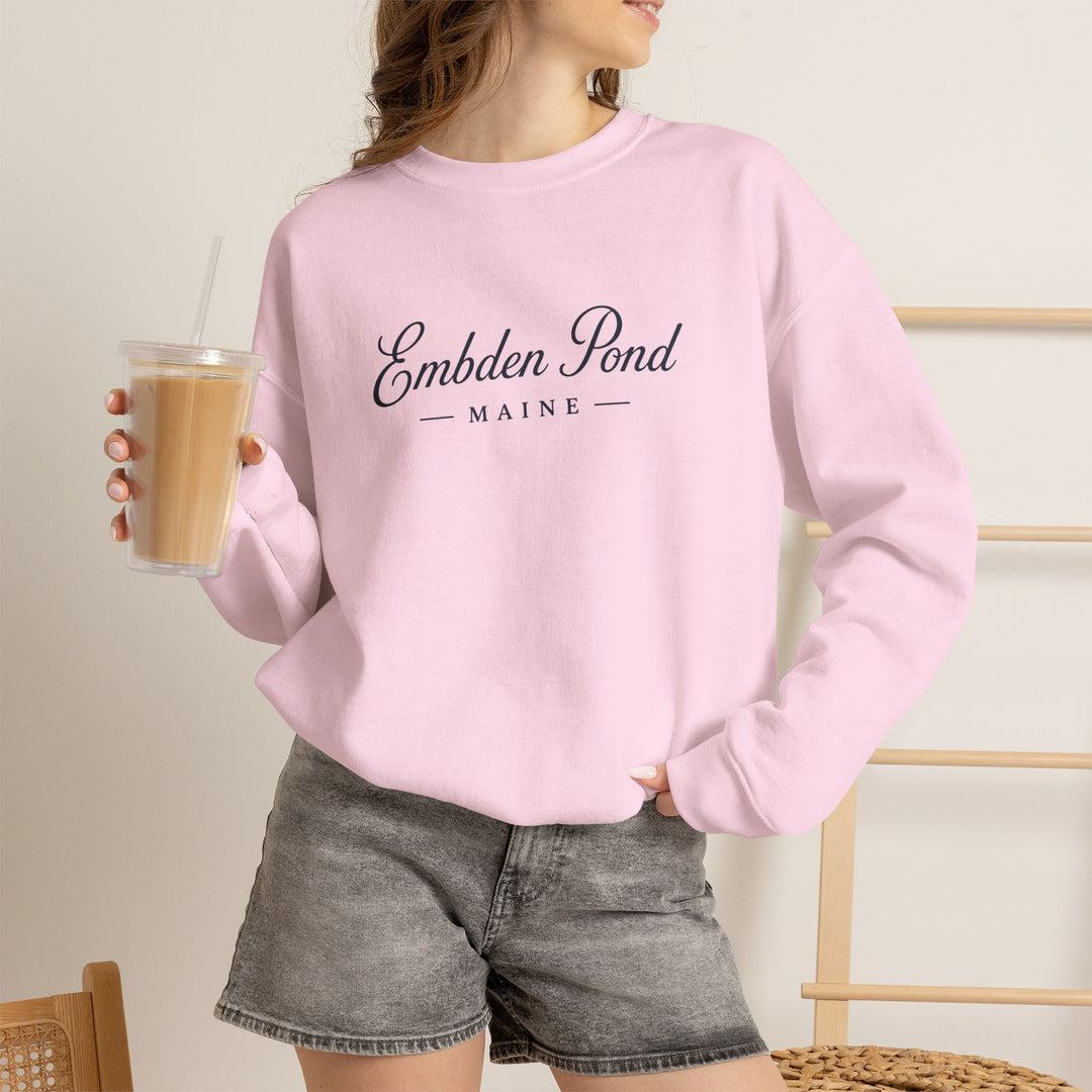 Embden Pond Maine Crewneck Sweatshirt