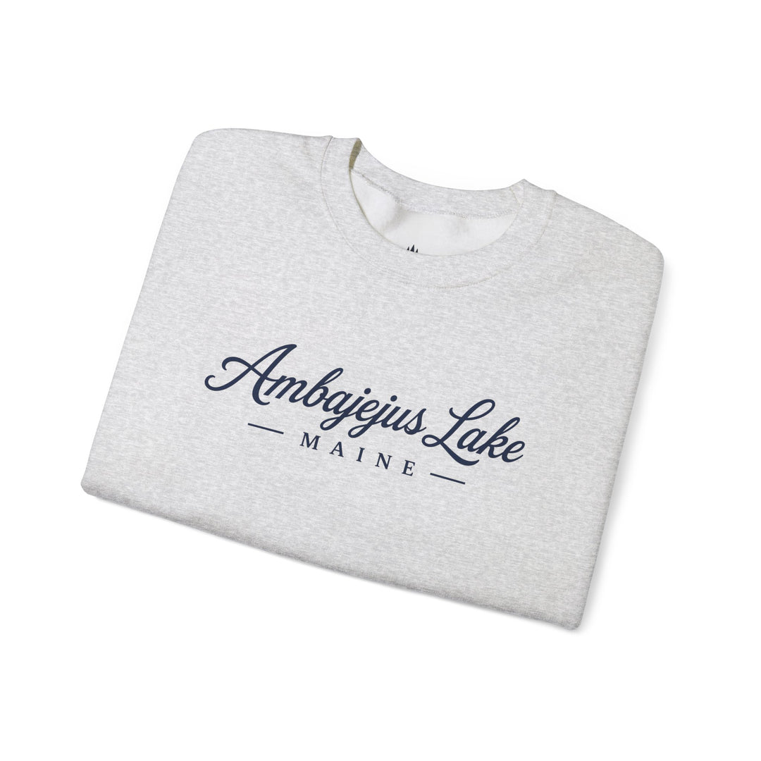 Ambajejus Lake Maine Crewneck Sweatshirt