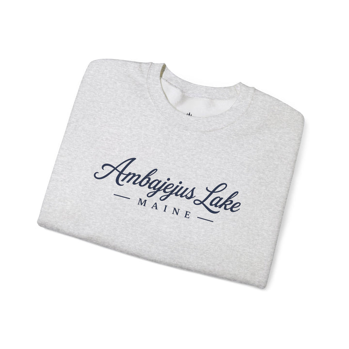 Ambajejus Lake Maine Crewneck Sweatshirt