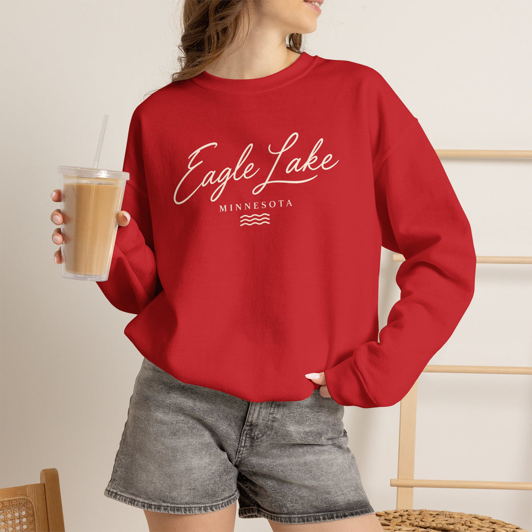 Eagle Lake Minnesota Crewneck Sweatshirt