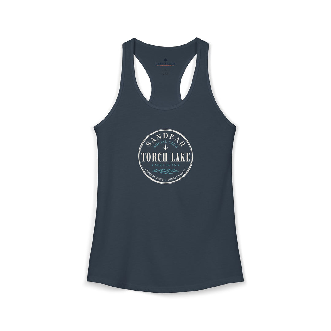 Torch Lake Sandbar Social Club Tank Top