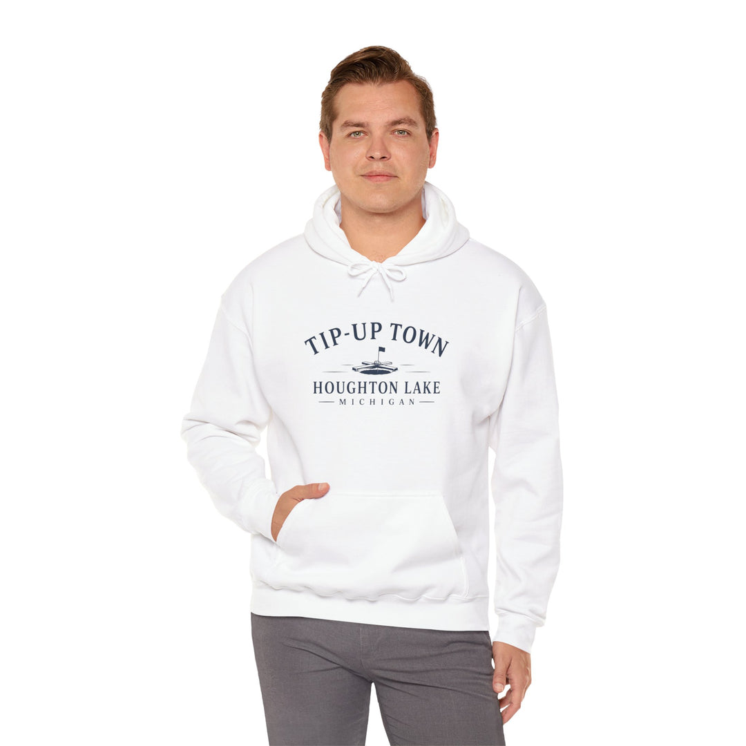 Tip-Up Town Houghton Lake Hoodie – Ice Fishing Sweatshirt