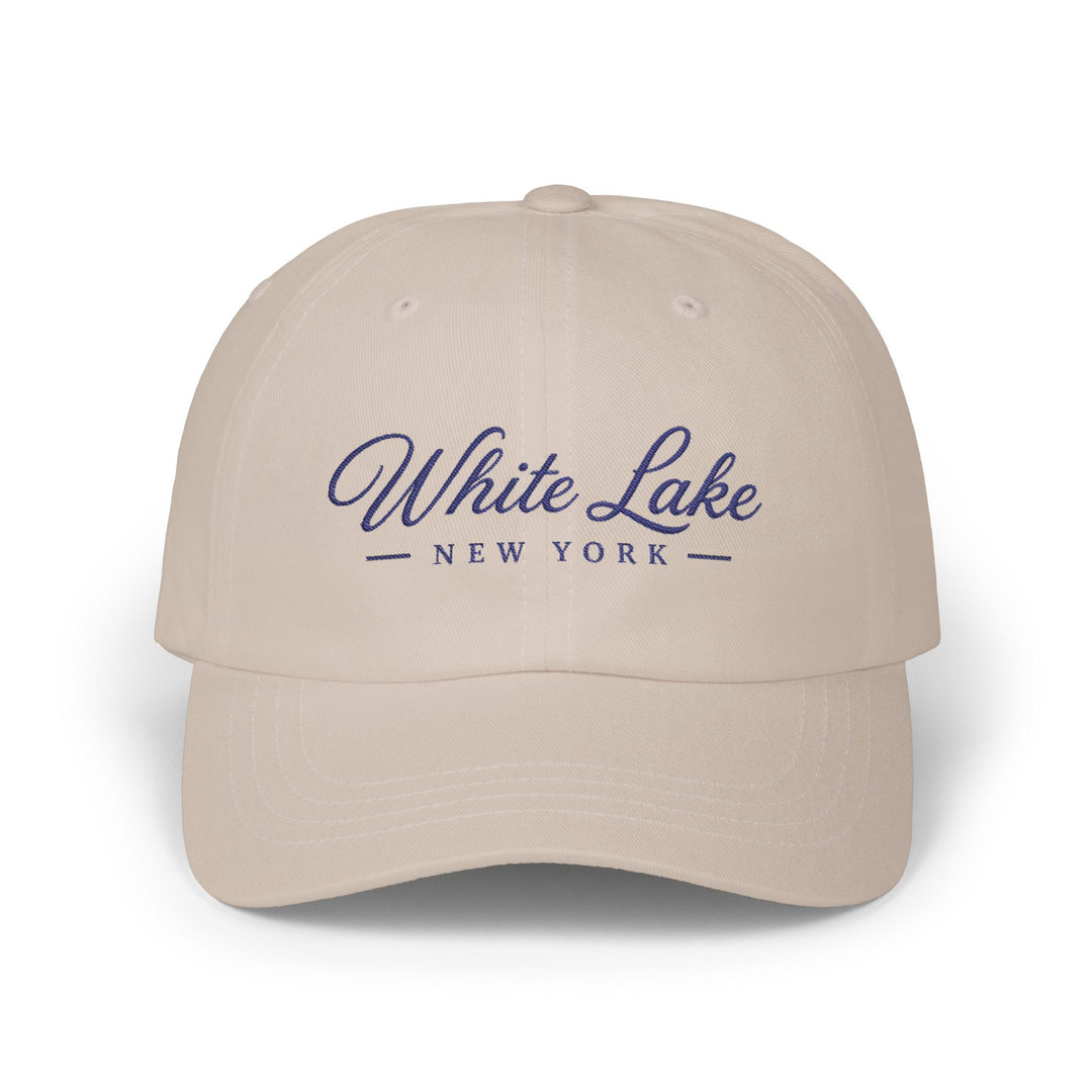 White Lake New York Embroidered Hat